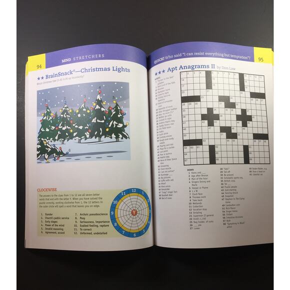 Mind Stretchers Volume 1 Sudoku Crosswords Logic Puzzles Word Search and more - Picture 4 of 6